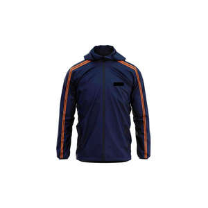 Veste coupe-vent imperméable pour homme GAA avec fermeture éclair réversible et respirante en softshell pour les activités de plein air - Product Image 1