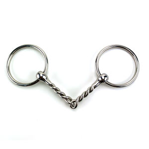 Meilleur prix équipement pour chevaux mèches à bouche en acier inoxydable/mèches à cheval personnalisées à double articulation de couleur unie à vendre - Product Image 5