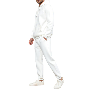 Ensemble de survêtement pour hommes avec logo, vêtements de sport en polyester et coton, combinaison de jogging, vêtements d'entraînement athlétique pour la salle de sport - Product Image 3