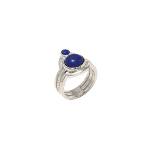 Natural <b>Lapis</b> <b>Lazuli</b> <b>Ring</b> 925 Sterling Silver Handmade Talented Artisans Vintage Style Prong Setting Engagement <b>Ring</b> Third Party - Product Image 6