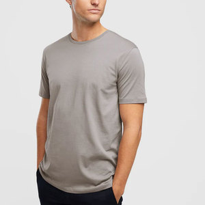 Transpirable Hombres Lujo Personalizado Pesado 100% Algodón Camiseta en blanco - Product Image 3