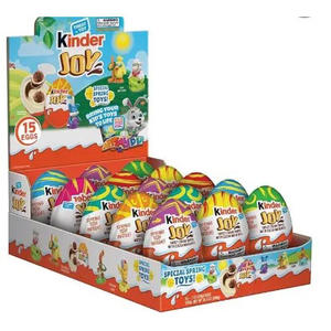 Kinderr Joy importó 20G, paquete de cuatro huevos de crema de Chocolate, juguete de Chocolate dulce sólido, embalaje a granel, nuez de galleta de caramelo adicional - Product Image 2