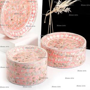 Wood And Mother of Pearl <b>Cake</b> <b>Stand</b> <b>Set</b> of 3 Different Sizes Chocolates Serving <b>Stand</b> At Cheapest Pricing - Product Image 5