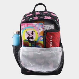 Arctic Fox Saurus Pink School <b>Backpack</b> for Boys and Girls - Product Image 2