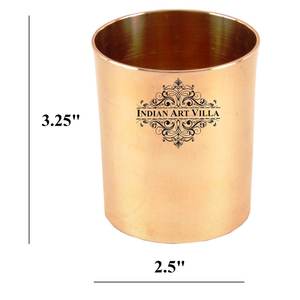 Vaso Clásico de Vidrio Puro Bronce de 260 ml para Uso en el Hogar o en Hoteles - Product Image 6
