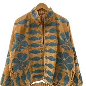 Indian Suzani Embroidered Velvet Winter <b>Jacket</b> Handmade <b>Short</b> Festival Coat Ethnic Bohemian Outerwear Winter Kimono <b>Jacket</b> - Product Image 3