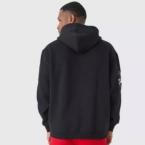 Sweatshirts à capuche unisexes en coton 400gsm pour hommes, nouveaux sweatshirts à manches longues et à la mode de créateur, imprimés sur mesure, brodés en 3D, hiver - Product Image 3