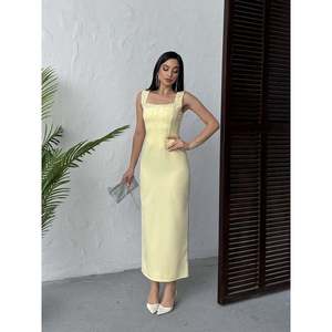 Vestido Largo Elegante missJANELL con Adornos de Piedras Blancas para Mujer, Mezcla de Poliéster y Elastano, para Fiestas y Eventos Formales - Product Image 5