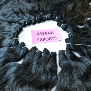 Bundle Indian Cuticle Aligned Machine Double Weft Processing None Wholesale Weaving <b>Cheap</b> Natural Color Human Hair <b>Extensions</b> - Product Image 3