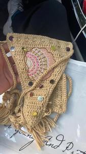 European American Style <b>Sexy</b> 2-Piece <b>Bikini</b> <b>Set</b> Factory Handmade Sequin Embroidery Crochet Lace-up Detail Waist Features Direct - Product Image 6