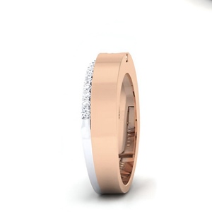 Bague de luxe en or 14K 18K diamant naturel IGI GIA bijoux de fiançailles certifiés de haute qualité pour les femmes - Product Image 2