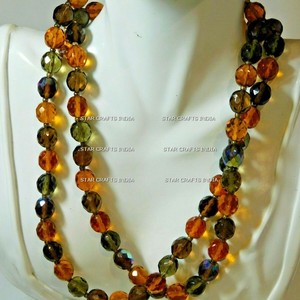 El mejor diseño hecho a mano para mujer, collares de cuentas de resina de trabajo de mosaico para mujer, uso de regalo disponible a precio de exportación a granel - Product Image 3