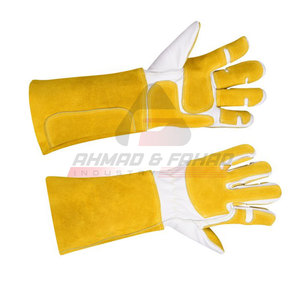 Gants de protection de travail en cuir solide pour hommes Gants de soudage de sécurité pour l'extérieur Tarif de gros pour l'hiver - Product Image 2