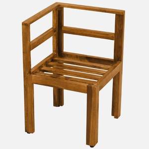 Ensemble de salle à manger contemporain Innsbruck 4 places en bois de sheesham avec finition rustique en teck résistant aux rayures - Product Image 5