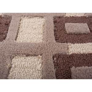 พรมขนสัตว์ทอมือสีเบจและสีน้ำตาลลายเรขาคณิตสไตล์โบโฮสำหรับบ้าน ห้องนั่งเล่น ทางเดิน ห้องโถง-รุ่นท็อป-243 - Product Image 3