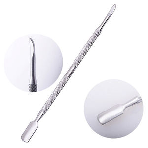 KAAMIR INSTRUMENTS Professional Customizable Stainless Steel Reusable Durable Double-Use Square <b>Nail</b> <b>Cuticle</b> <b>Pusher</b> for Manicure - Product Image 6