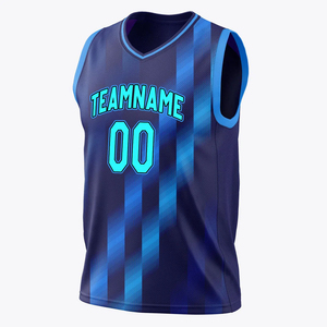 Uniforme de baloncesto adulto de alta calidad personalizado impresión Digital 100% poliéster Camiseta deportiva antibacteriana con logotipo - Product Image 3