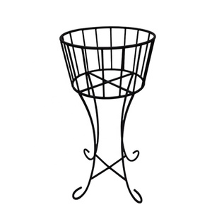 Meilleure vente de jardinière ronde en Nickel avec support noir mat, taille Standard, ensemble de 3 pour la décoration de la maison - Product Image 5