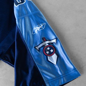 Jersey de malla retro de fútbol americano corto de gran tamaño impreso totalmente por sublimación de diseño personalizado al por mayor 100% poliéster - Product Image 4