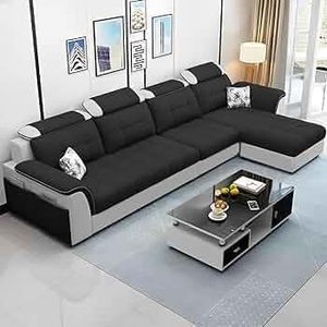 Custom Factory Small Simple Modern Living Room Extraíble Lavable <span class=keywords><strong>Corner</strong></span> 3 <span class=keywords><strong>4</strong></span> 5 Asiento Sofá seccional Sofá de tela para apartamento - Product Image 1
