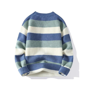 Wholesale Hot Trend Winter Men's Regular Fit Pullover Solid Fleece Contrast Color Custom Logo Option 100% Cotton Anti-Shrink - Product Image 2