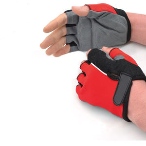 Guantes de Gimnasio Unisex Transpirables de Nailon Antideslizantes de Medio Dedo para Levantamiento de Pesas con Cierre de Velcro, Diseño OEM Personalizable para Deportes al Aire Libre - Product Image 2