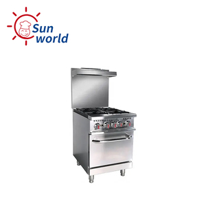 Thương mại <span class=keywords><strong>gas</strong></span> Phạm vi mở tấm nóng 6 <span class=keywords><strong>Burner</strong></span> bếp với lò nướng/Vỉ nướng/Kỳ Giông - Product Image 2