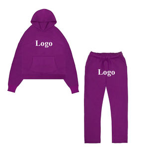 ชุดวอร์มลำลองสำหรับผู้ชายและผู้หญิงผ้าฟลีซผ้าฟลีซแนวสตรีทสำหรับผู้ชายโลโก้ตามสั่ง - Product Image 6