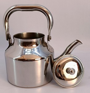 Stylish Tea <b>Pot</b>/Tea Kettle Finished for Home Hotel Restaurant Stainless Steel Dishwasher Safe Mirror Finished Tea Coffee Kettle - Product Image 1