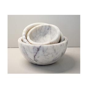 Premium Design <b>White</b> Marble <b>Serving</b> <b>Bowl</b> Set of 2 with extra Great Quality and Material at Very Inexpensive Cost - Product Image 4