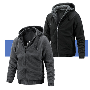 Sweat à capuche léger d'hiver pour homme et femme, en molleton de coton doux, décontracté, streetwear quotidien - Product Image 2
