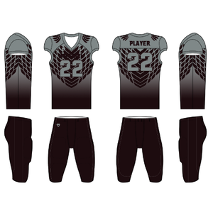 Maillots de football Gridiron personnalisés paquet d'uniformes pour jeunes en gros maillot de football américain avec broderie et appliques par sublimation - Product Image 1