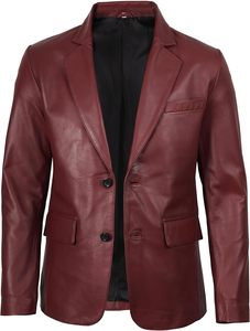 Men's Women's Black Genuine <b>Leather</b> Stand Hooded Windproof Breathable Winter Autumn Casual Stylish New Style <b>Leather</b> <b>Jacket</b> - Product Image 4