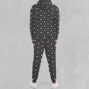 Ensemble de survêtement pour homme, moderne, léger, athlétique, manches longues, deux pièces, idéal pour la salle de sport, le fitness, la course à pied, les sports de plein air et l'art personnalisé - Product Image 4