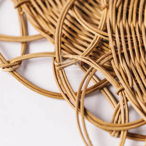 Vente en gros de sets de table ronds en rotin naturel tissés à la main Tapis de table bohème écologiques pour les repas, la cuisine et l'hôtel - Product Image 2