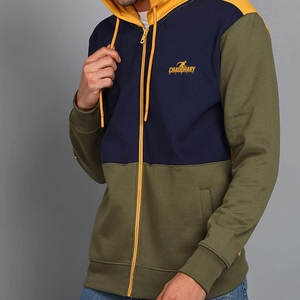 Totalmente personalizado estilo casual básico cremallera sudaderas con capucha nueva llegada cómodo hombres cremallera sudaderas con capucha - Product Image 2