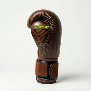 Gants de boxe en cuir à logo imprimé, personnalisables, de qualité supérieure, produit très vendu - Product Image 6