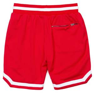 Shorts personnalisés d'été pour hommes, sportifs, de gym, rouges, 3 Tuk, en maille, polyester, avec cordon de serrage, pour la course, 2 en 1, shorts en maille personnalisés - Product Image 2