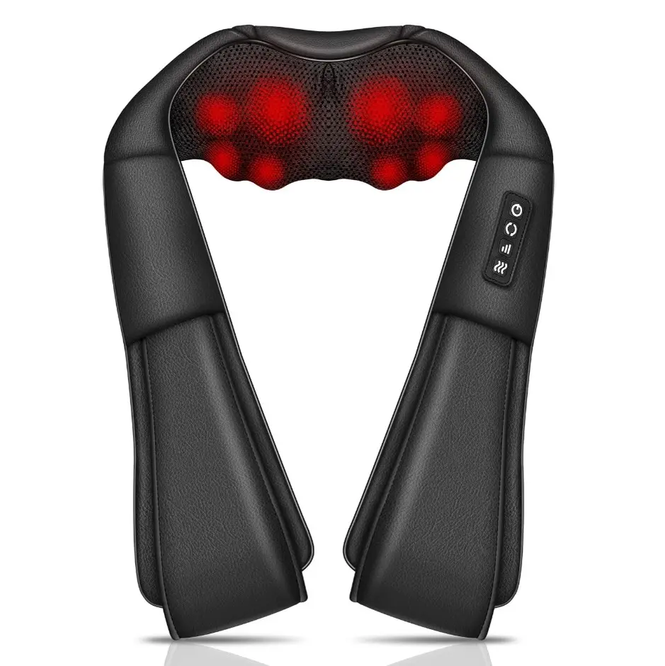 Mão-Forma 3D Amassar Massagem Ombro Produto Hot Compress Voltar Massageador Ombro Pescoço Massagem Xaile