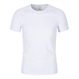 T-shirt pour hommes de coupe régulière de sublimation uni et respirant à impression personnalisée en gros - Product Image 2
