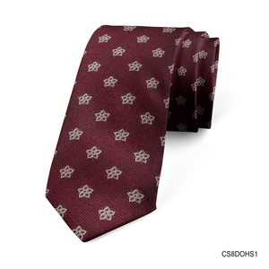 Colección Tinh Vu: Corbata de Seda de Morera Pura Tejida en Rojo para Hombre, Diseño Exclusivo (CS8DOHS1), Hecho en Vietnam - Product Image 2