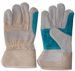 Guantes de Seguridad de Soldadura de Doble Palma de Cuero Vacuno de Alta Resistencia EN388, Resistentes al Calor y a los Cortes, Guantes de Trabajo Industriales - Product Image 3