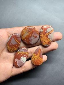 Precio al por mayor de grado AAA Natural Noreena Jasper cabujón hermosa piedra preciosa de jaspe rojo para la fabricación de joyas de jaspe hechas a mano - Product Image 4