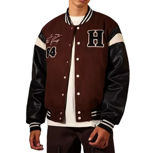 Vestes d'université à bas prix veste de baseball élégante en gros veste Letterman au design personnalisé pour hommes - Product Image 4