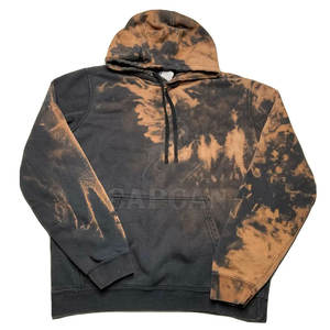 Sudadera con capucha de gran tamaño lavada con ácido Vintage personalizada de los fabricantes de ropa para hombres de talla grande característica de invierno patrón de impresión sólida - Product Image 1