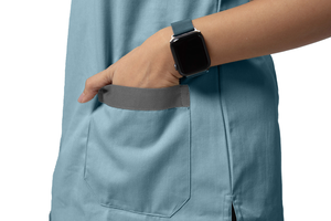 Ensemble d'uniformes d'hôpital unisexes d'été de haute qualité, combinaison en tissu jersey polyester élasthanne à manches courtes - Product Image 5