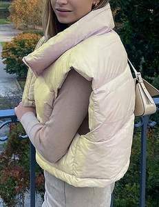 Venta Directa de Fábrica, Chaleco Acolchado con Cierre y Cuello en V, Personalizable, Transpirable, de Alta Calidad, para Hombre, Invierno, Casual - Product Image 5