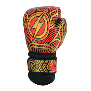 Guantes de Entrenamiento de Boxeo Profesionales de Cuero, Diseño Personalizado, Capa Protectora, Cierre de Gancho y Bucle, Correa de Muñeca Ajustable Ligera - Product Image 2