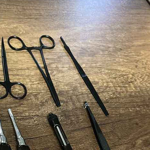 Kit de chirurgie dentaire mineure odontologie instruments en acier inoxydable de qualité supérieure à revêtement noir - Product Image 4