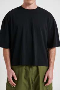 เสื้อยืดโอเวอร์ไซส์240 GSM แขนสั้นผ้าฝ้ายธรรมดาสไตล์ฮิปฮอปสำหรับผู้ชายจากผู้ผลิต - Product Image 2